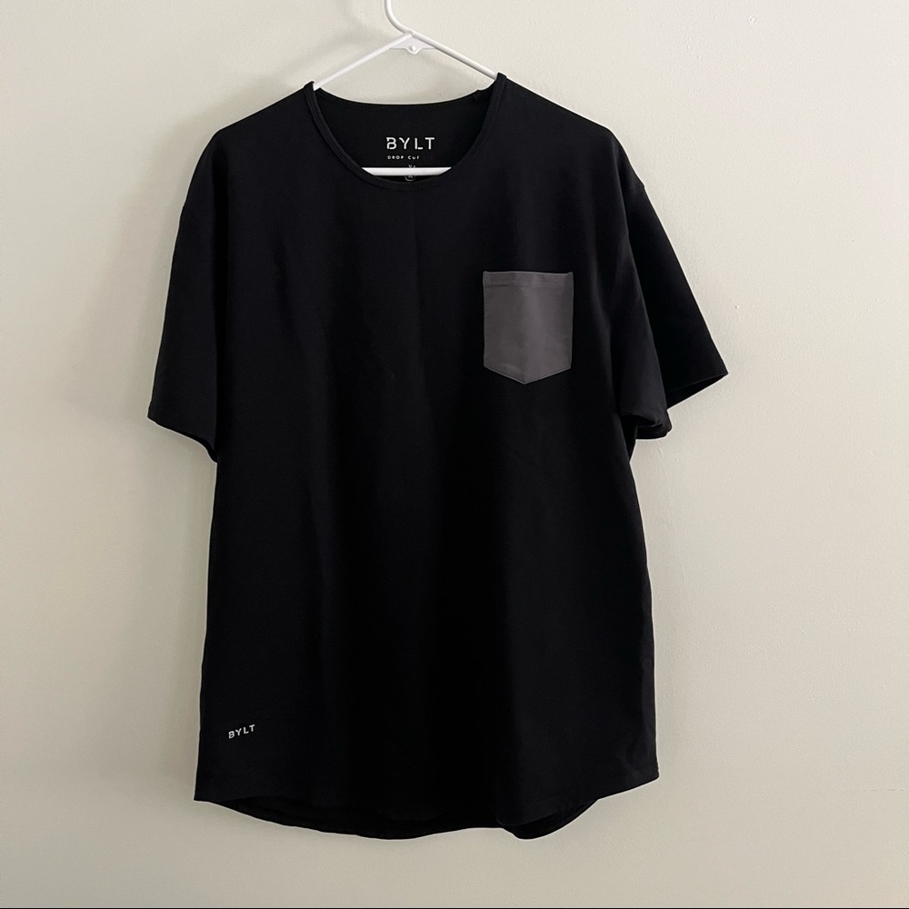 BYLT Basics drop cut shirt lux pocket
